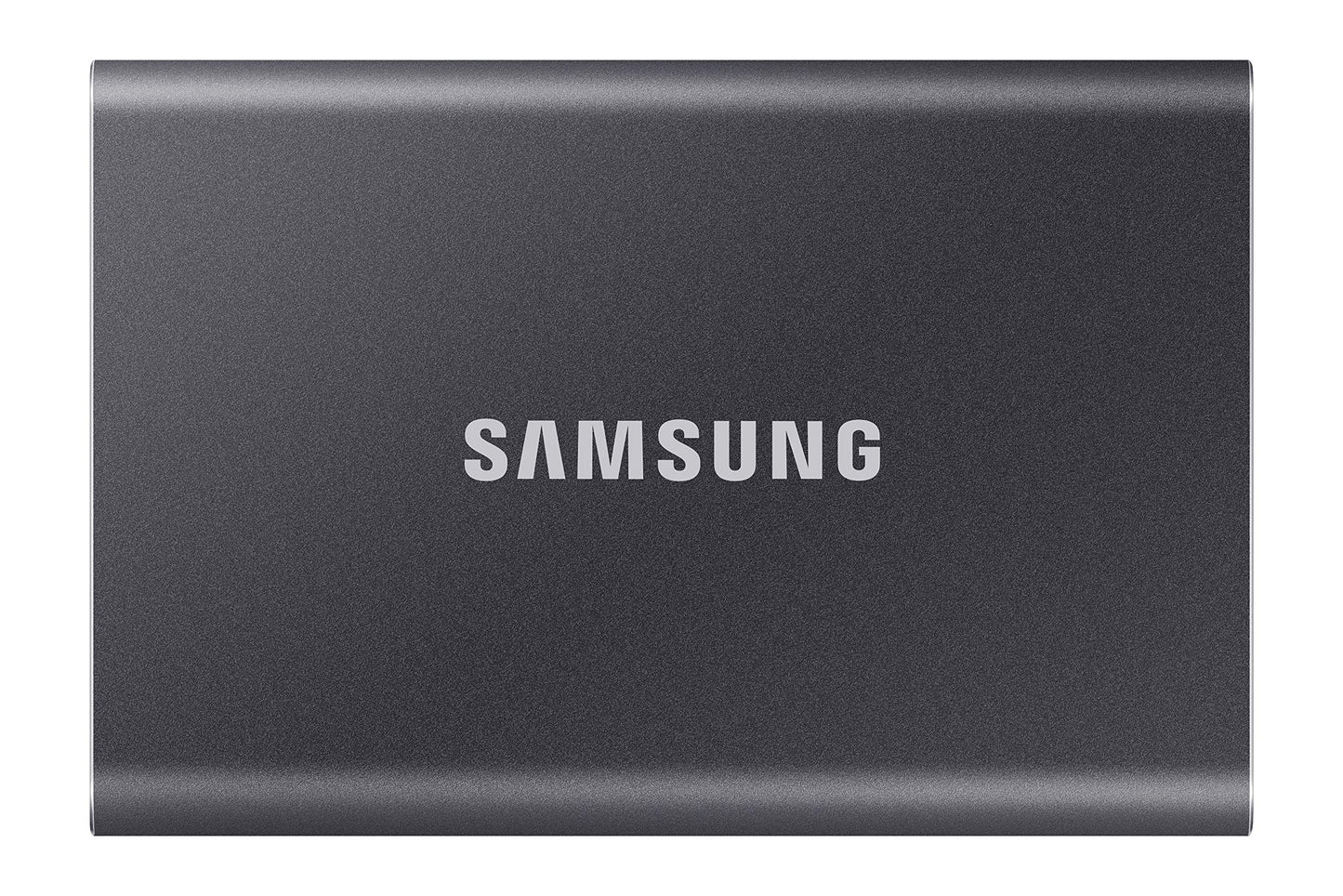 Samsung Portable SSD T7 - 1 TB, USB 3.2 Gen.2, 1,050 MB/s read, 1,000 MB/s write, external SSD for Mac, PC, and consoles.