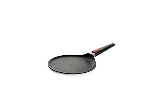 Woll Nowo Titanium Crêpes Panna - Ø 26 cm, indukcijas, noņemams rokturis, nelīpošs, cepeškrāsnī droša, melna