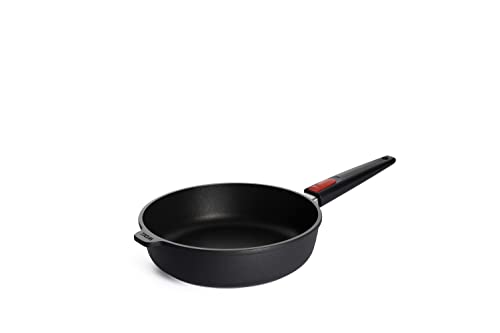 Woll Nowo Titanium augstās malas panna - Induktīva, Ø 26 cm, 7 cm augsta, noņemams rokturis, nelipīgs pārklājums.