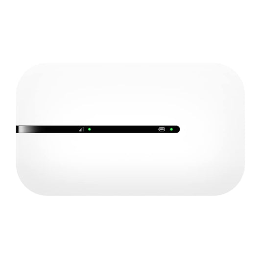 Zowee Mobile WiFi E5576 mobilais WLAN maršrutētājs 4G LTE (CAT4), lejupielādes ātrums līdz 150 Mbit/s, 1500 mAh akumulators, nav nepieciešama konfigurācija, portatīvais WLAN, balts