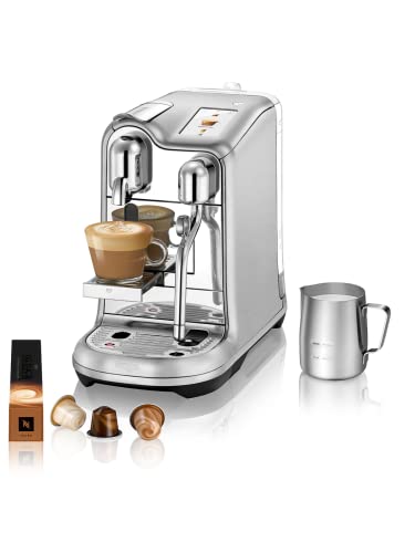 Nespresso SNE900 Creatista Pro - matēts nerūsējošais tērauds, kafijas kapsulu automāts ar piena putotāju.