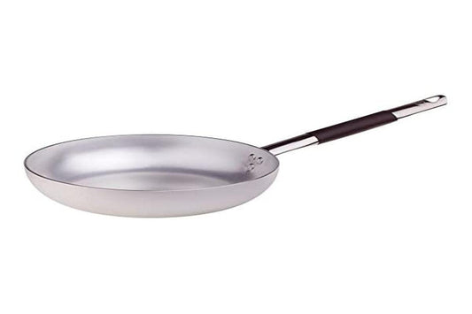 Pentole Agnelli alumīnija panna - padziļināta galva, 1 rokturis, 3 mm, 38 cm, ideāla sautēšanai un vārīšanai.