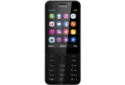 Nokia 230 Dual SIM - Tumši sudraba, 2.8" display, 16MB storage, sleek design, long battery life.