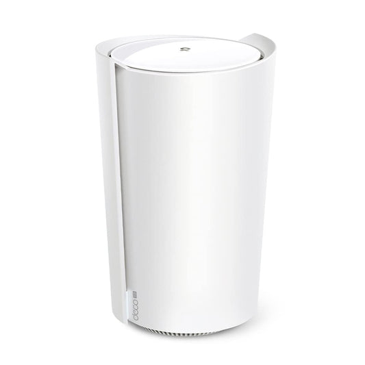 TP-Link Deco X80-5G LTE WLAN maršrutētājs, 5G tehnoloģija, 1 × 2,5 Gbit/s ports + Gigabit ports, Volte/VoIP, atbalsta Mesh tehnoloģiju, Deco X80-5G (1 iepakojums), melns