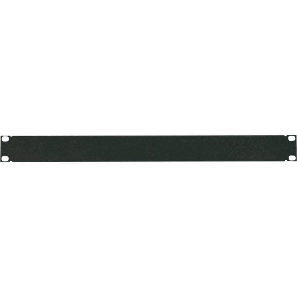 LogiLink PN101B - 19" slēgts aklais panelis 1 HE no 1.2mm tērauda loksnes, paredzēts tukšu vietu noseigšanai 19" skapī, melns