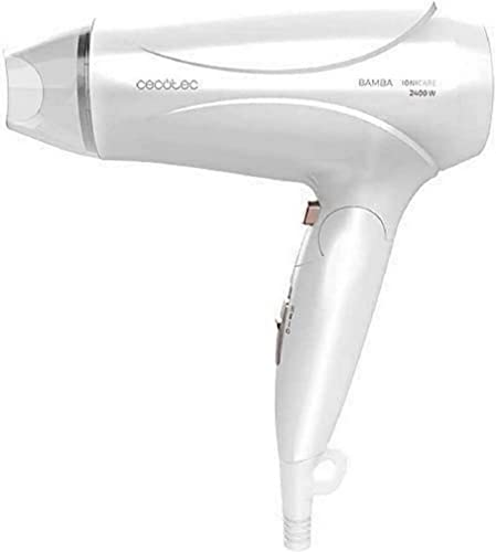 Cecotec Bamba IoniCare 5400 Power&Go matu fēns, 2 ātrumi, 2 temperatūras, jonizācijas funkcija, matu kopšanas tehnoloģija, 2400 W.