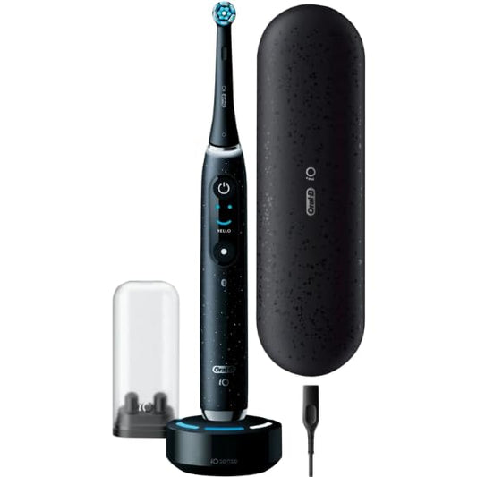 Oral-B iO 10 Special Edition, elektriskā zobu birste, melna, 1 birste, 1 ceļojuma futrālis ar lādētāju