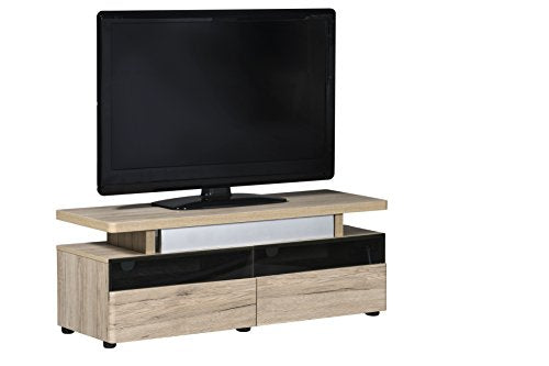 Amazon zīmols - Movian Spey - TV galds televizoriem līdz 55 collām, 120 x 42 x 45 cm, San Remo ozola efekts