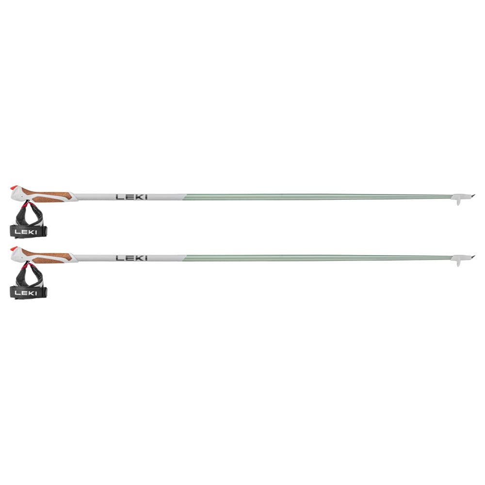 Nordic Walking nūjas Leki Passion zaļas baltas pelēkas, garums 110