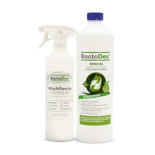 BactoDes® Spezial koncentrāts 1 L pudele ar 1 sajaukšanas un izsmidzināšanas pudeli