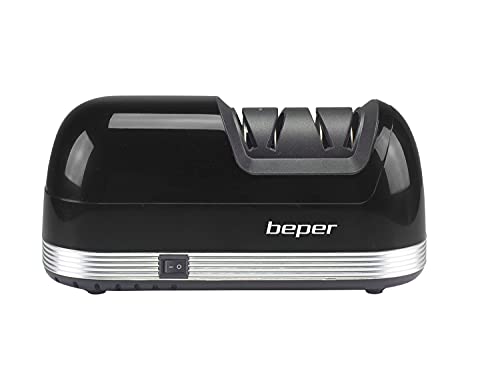 BEPER P102ACP010 Elektriskā slīpmašīna, 40 W, dimanta diski, 2 slīpēšanas uzgaļi, neslīdoša apakšdaļa, magnētiskā kaste atkritumu savākšanai, melna