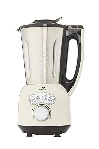 Senya SYCP-HB008C mikseris - 1,5L, 1400W, nerūsējošā tērauda, krēmīgai zupai, tvaika gatavošanai, smūtijiem.