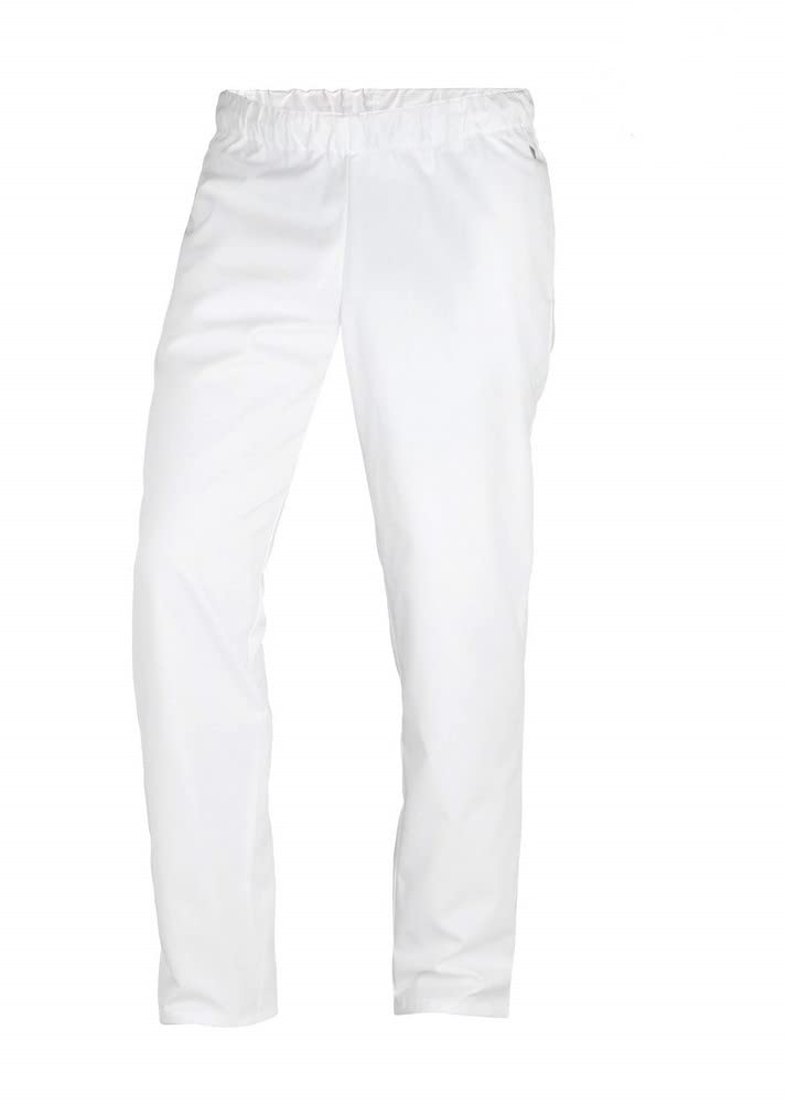 BP 1645-400-21-XLs unisex darba bikses ar elastīgu jostu, 215,00 g/m², baltas, XLs