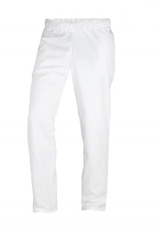 BP 1645-400-21-XLs unisex darba bikses ar elastīgu jostu, 215,00 g/m², baltas, XLs