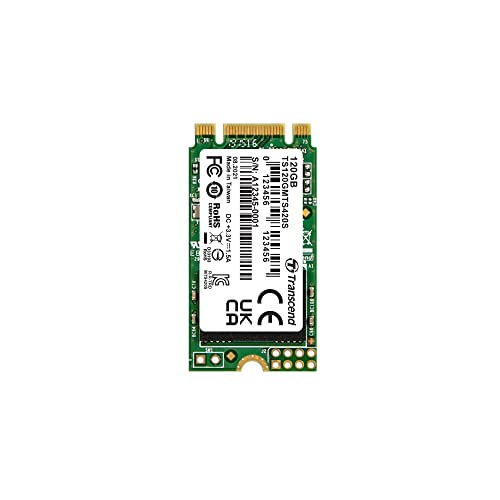 Transcend 120GB SATA III M.2 SSD - 6Gb/s speed, compact 42mm design, high-performance storage solution.