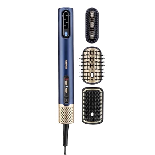 BaByliss Air Wand - matu žāvētājs, izlīdzinātājs un stils vienā, mitrs uz sausu, pretfrizzu jonu tehnoloģija, bez siltuma bojājumiem, AS6553E