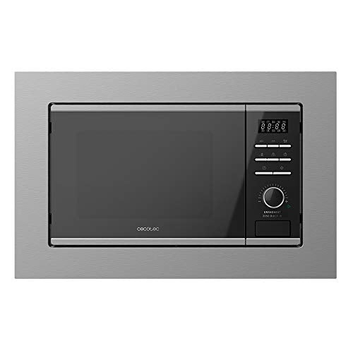 Enbau mikroviļņu krāsns (800W, tērauda melnā krāsā)