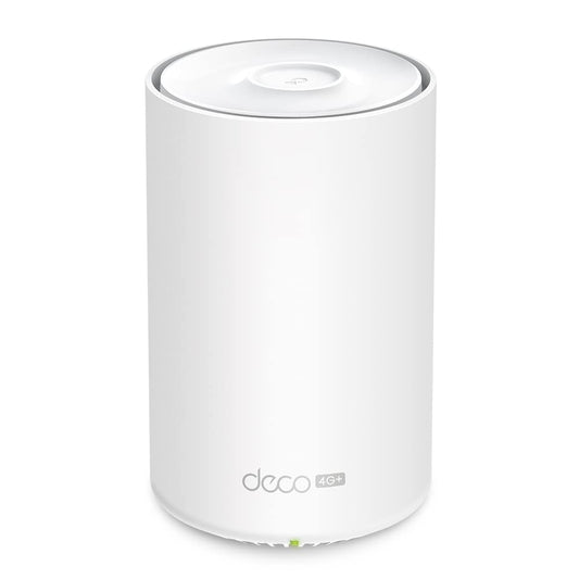 TP-Link Deco X50-4G LTE WLAN maršrutētājs, 4G + Cat6 (300 Mbit/s lejupielādē), AX3000 Dual-Band WiFi 6, 3* Gigabit porti, atbalsta TP-Link Mesh tehnoloģiju.