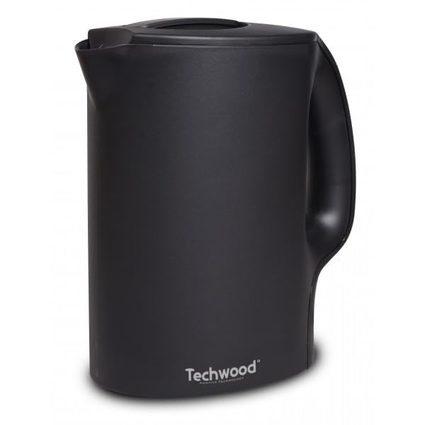 Techwood tējkanna TB-1106 - melna, 1.7L, ātri uzsilda, automātiskā izslēgšanās funkcija