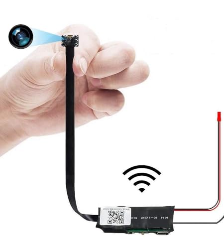Anna Flowers Slēptā mini kamera HD Wi-Fi CCTV P2P nakts redzamība