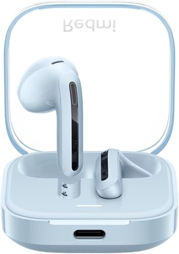 Xiaomi Redmi Buds 6 Active - Bluetooth austiņas, 30h akumulatora darbības laiks, trokšņu slāpēšana, IPX4, 5 skaņošanas režīmi.