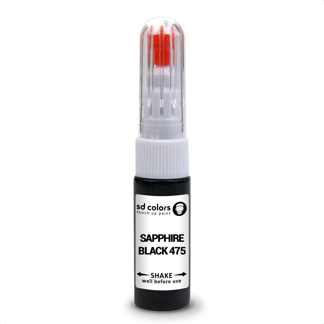 Auto krāsas remonta komplekts BMW SD COLORS, remonta zīmulis, 20 ml, skrāpējumiem un šķembām, krāsu kods 475, Saphirschwarz