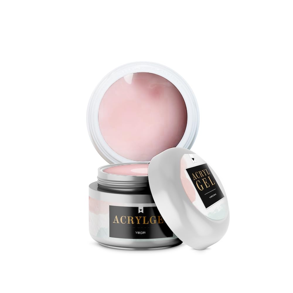 Akrila gels nagiem 15ml Nude Virgin, nude polygel, dabīgam efektam