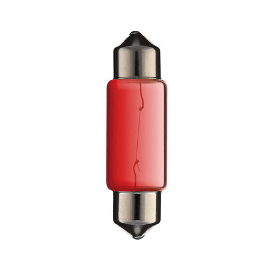 12V 5W SV8.5 10x36MM SARKANS SOFFITTE AUTO SPULDZE Gaismas lampas bagāžnieka apgaismojumam iekšējās lampas signālu gaismas aizmugurējās gaismas Festoons