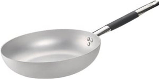 Pentole Agnelli ALMC111BPIC28 - 28 cm aluminum induction deep pan with single cooling handle.