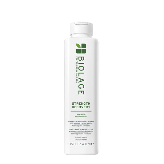 Šampūns bojātiem matiem Biolage Restrukturierendes, izlīdzinošs, ar vegānu squalane, Strenght Recovery, 400 ml