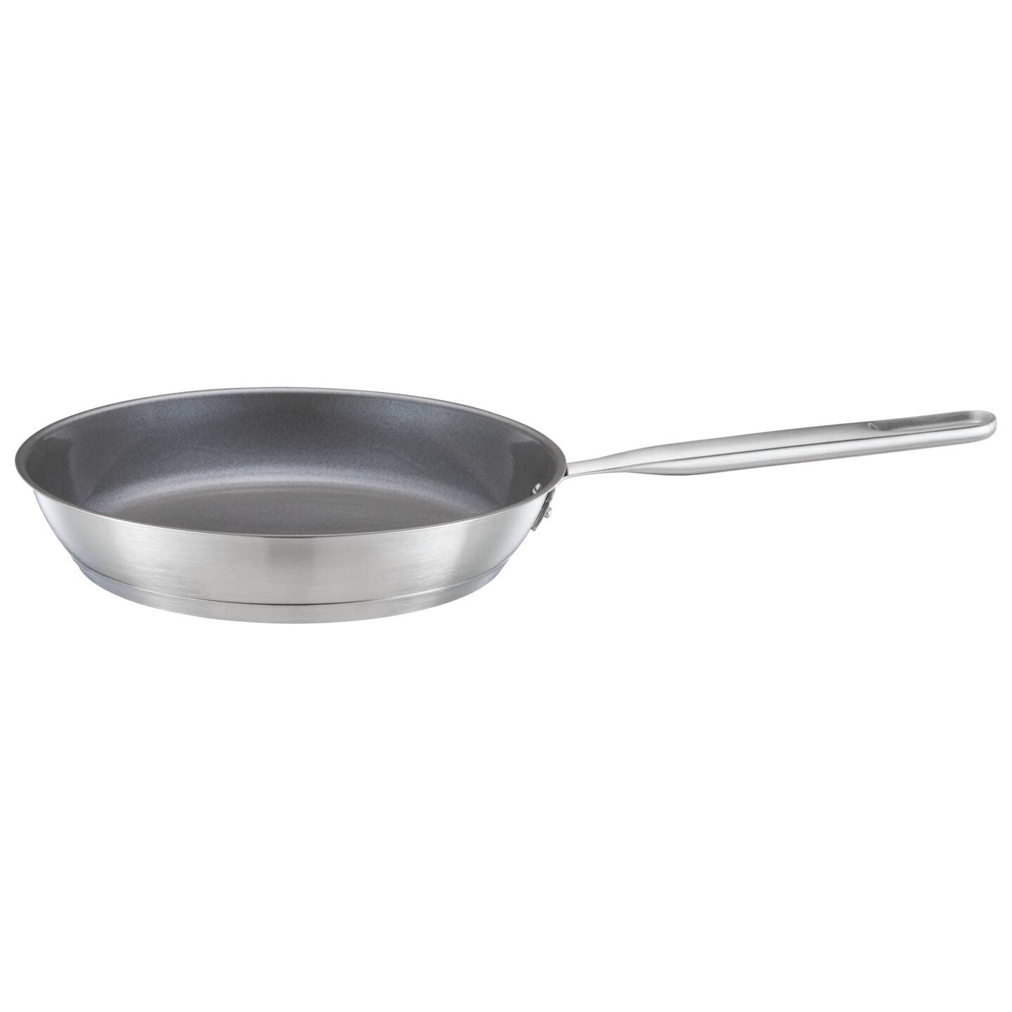 Fiskars cepamā panna - Ø 26 cm, pārklāta, piemērota visiem plīts veidiem, no pārstrādāta nerūsējošā tērauda, sudrabs.