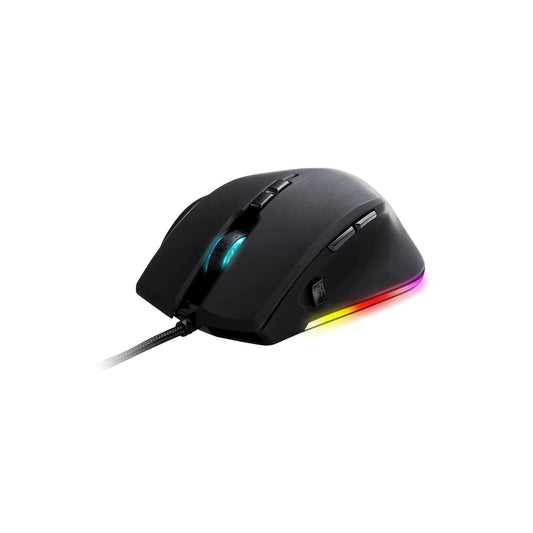 Newskill HABROK RGB Gaming Mouse - 16000 dpi, LED lighting, ergonomic design, black color.