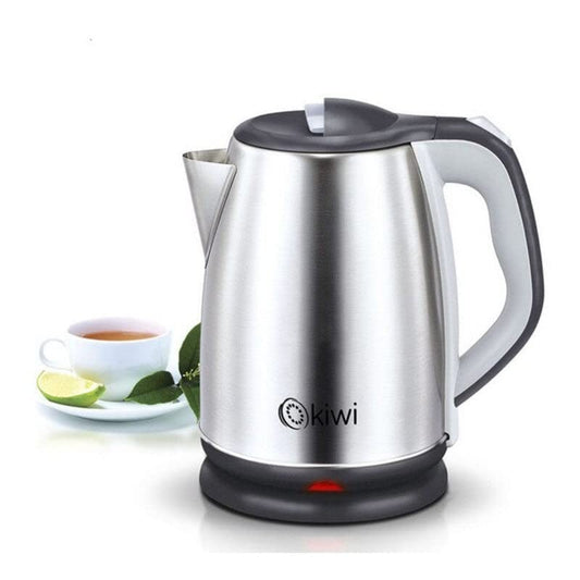BigBuy S2201309 tējkanna Kiwi Kk-3324 - 1.8L, 2200W, nerūsējošais tērauds, ātra vārīšana, moderns dizains