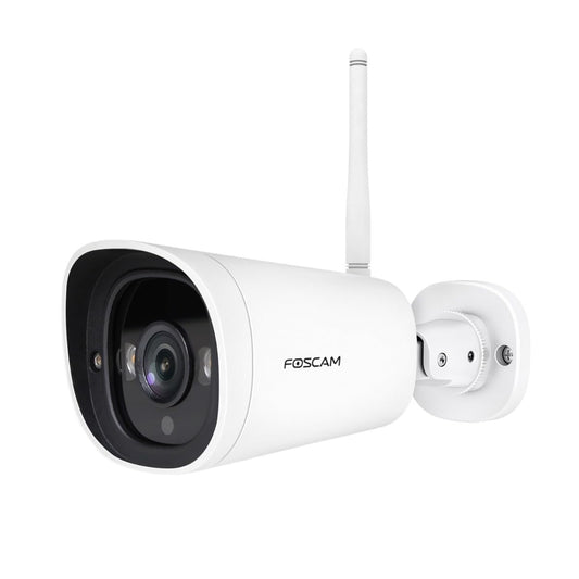 Foscam G4C 4MP Starlight WLAN 2.4G/5G uzraudzības kamera ar 2 iebūvētiem prožektoriem un IR-LED, nakts redzamība, cilvēku atpazīšana, IP66, P2P, H.265