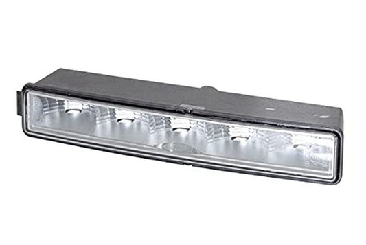 HELLA 2PT 010 043-041 LED-Dienas gaisma - LEDayLine - 24V - taisna - gaismas caurspīdīgums: caurspīdīgs - LED-gaismas krāsa: balta - kabelis: 500mm - spraudnis: AMP - labajā pusē - daudzums: 1