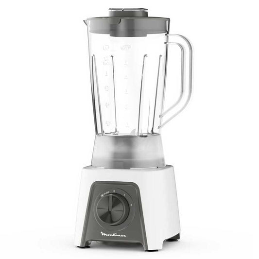 Moulinex Blendeo+ LM2C01 - 450W, 1.5L, stainless steel, 2 speeds, ice crusher, durable Zelkrom blades, smart lock, black