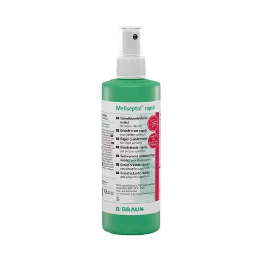 Ātrās dezinfekcijas aerosola pudele MELISEPTOL 250 Milliliter