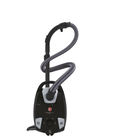 Hoover grīdas putekļsūcējs HE320PET - kluss (72 dBA), 3,5 L maisa izmešanas sistēma, EPA filtrs, dzīvnieku uzgalis.