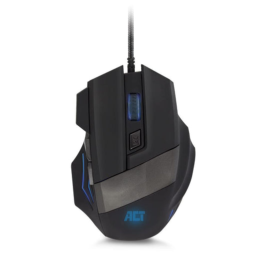 ACT AC5000 Wired Gaming Mouse - 3200 DPI, 6 buttons, RGB LED lights, ergonomic design