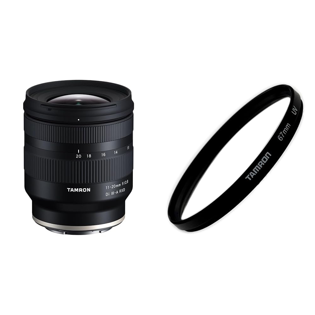 TAMRON B060 11-20mm F/2.8 Di III-A RXD, objektīvs Sony E-Mount (APS-C) & 67UV Tamron UV filtrs 67 mm