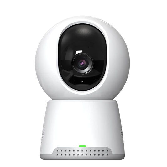 Logicom Home Cammy 360° uzraudzības kamera, HD, 1080p, mājas drošība, WiFi, kustību noteikšana, infrasarkanais nakts redzējums, 360° skenēšana, programmējama ar lietotni, balta
