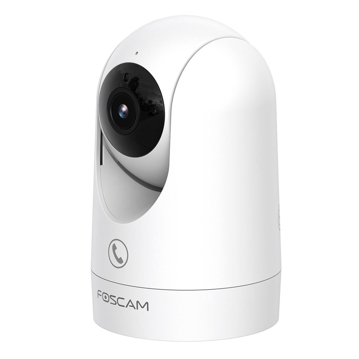 Foscam R8M rotējoša un šūpojoša 4K 8 MP divjoslu WLAN iekštelpu uzraudzības kamera ar radaru atpazīšanu un automātiskās izsekošanas funkciju
