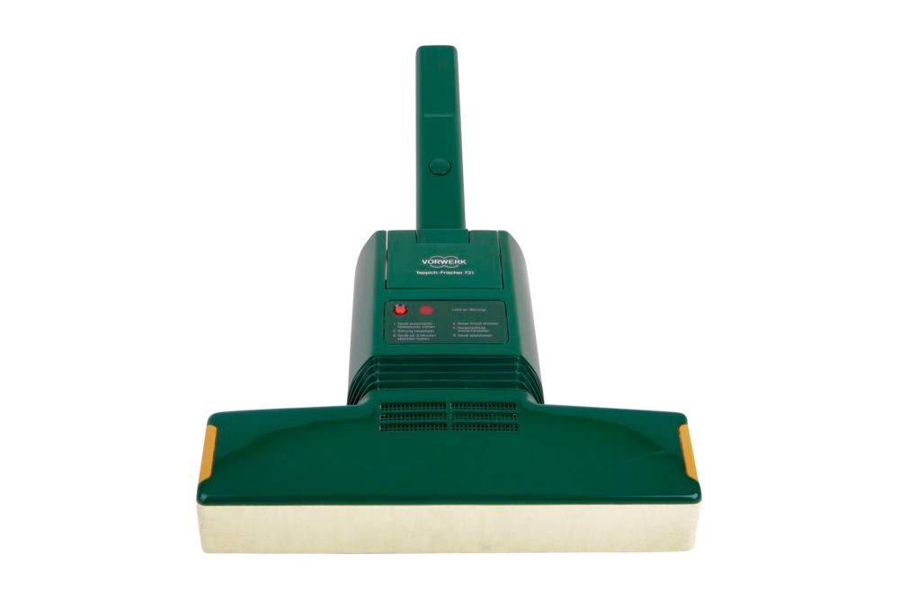Vorwerk paklāju tīrītājs Teppichfrischer VTF 731 vai VTF 732 ar 2 iepakojumiem tīrīšanas pulvera, elektrisks Kobold VK 120 121 122 130 131 135 136, lietots ar 3 gadu garantiju