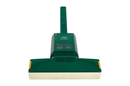 Vorwerk paklāju tīrītājs Teppichfrischer VTF 731 vai VTF 732 ar 2 iepakojumiem tīrīšanas pulvera, elektrisks Kobold VK 120 121 122 130 131 135 136, lietots ar 3 gadu garantiju