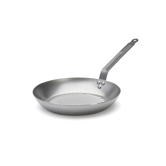 De Buyer cepamā panna, tērauds, sudrabs, 30cm - izturīga, vienmērīga siltuma izkliede, ideāla cepšanai.