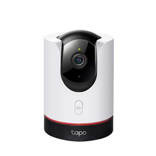 Tapo C225 360° WLAN uzraudzības kamera iekštelpām, 2K 4MP, fiziska privātuma režīms, Starlight sensors, kustību noteikšana, saderīga ar Apple Homekit, Alexa un Google Home.