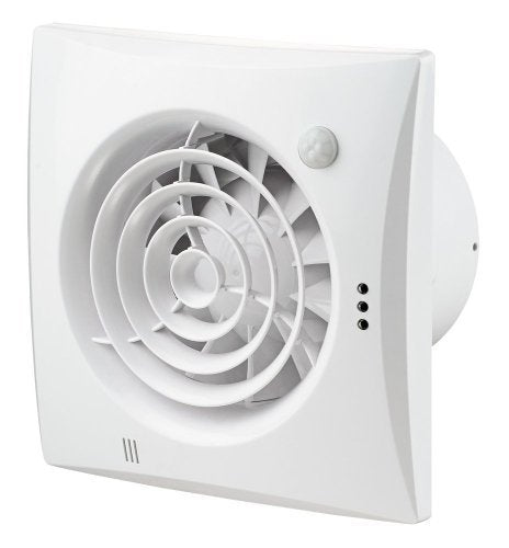 Vibrācijas plātne SKS24 Quiet ar kustību sensoru, lodīšu gultņu motors, EC tehnoloģija, regulējams pēcdarbības taimeris, 100 mm, īpaši klusa 25dB(A), 5 gadu garantija