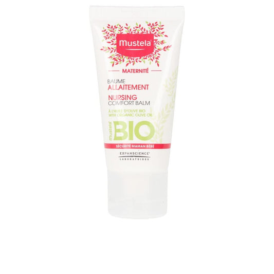 Mustela zīdīšanas balzams ar olīveļļu un glicerīnu krūtsgaliem, piemērots visām sievietēm, drošs grūtniecības un zīdīšanas laikā, aizsargā un palīdz novērst plaisas, 100% dabīgas sastāvdaļas, 30ml