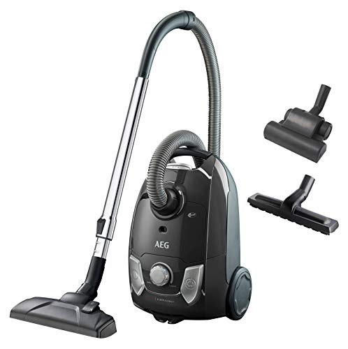 AEG VX4-1-GM-T putekļsūcējs - 750W, 7.5m darbības rādiuss, mazgājams filtrs, ergonomisks rokturis, iekļautas sprauslas.