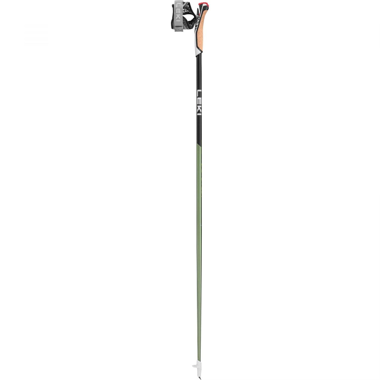 Nūjošanas nūjas Leki Flash Carbon 125 cm, zaļš metāliskais-melns-neona dzeltens